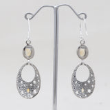 Peridot Silver Earrings