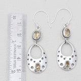 Peridot Silver Earrings