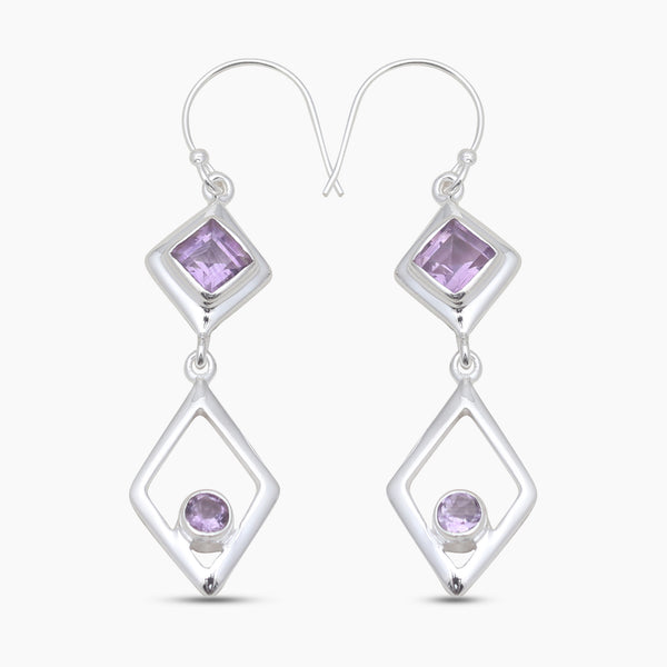 Labradorite Silver Earrings