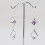 Labradorite Silver Earrings
