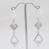 Labradorite Silver Earrings