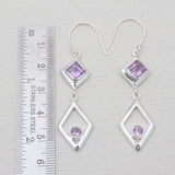 Labradorite Silver Earrings