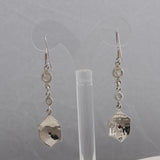 Natural Rainbow Moonstone Silver Earrings