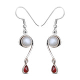 South Sea Pearl Silver Earrings