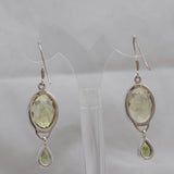 Lemon Topaz Silver Earring