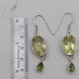 Lemon Topaz Silver Earring