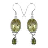 Lemon Topaz Silver Earring