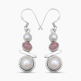 925 Sterling Silver Pearl Earrings