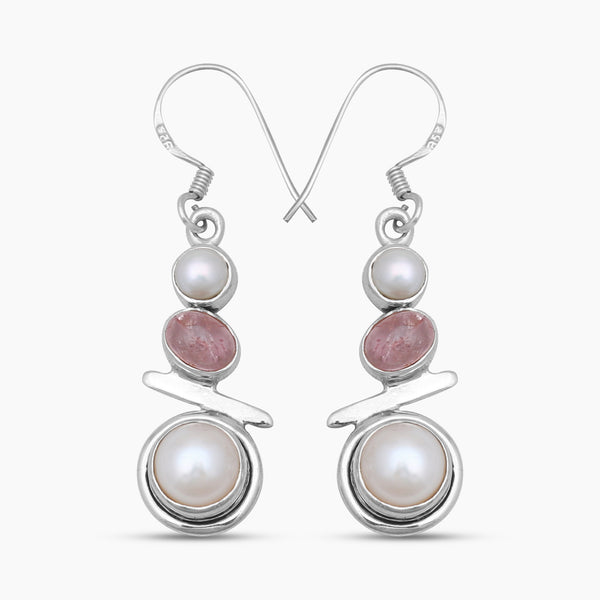 925 Sterling Silver Pearl Earrings