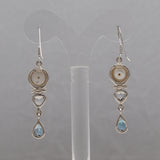 Natural Pearl  Silver Earrings