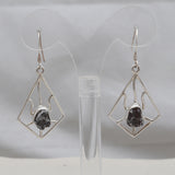 Meteorite Silver Earrings