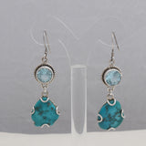 Arizona Turquoise Silver Earrings