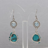 Arizona Turquoise Silver Earrings