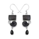 Utha Agate Silver Earrings