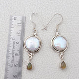 South Sea Pearl Silver Earrings