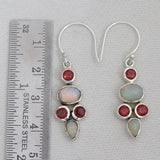 Ethiopian Opal Silver Earring