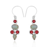 Ethiopian Opal Silver Earring