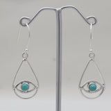 Peridot Silver Earrings