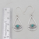 Peridot Silver Earrings