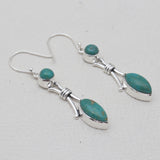 Black Onyx Silver Designer Earrings