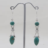Black Onyx Silver Designer Earrings