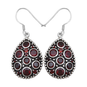 Smoky Quartz Silver Earring