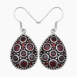 Smoky Quartz Silver Earrings