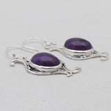 Amethyst Silver Earrings