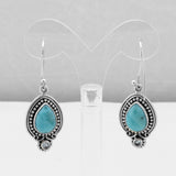 Larimar Gemstone Silver Jewelry Set