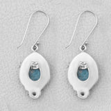 Larimar Gemstone Silver Jewelry Set