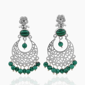 925 Sterling Silver Malachite Jewelry Sets