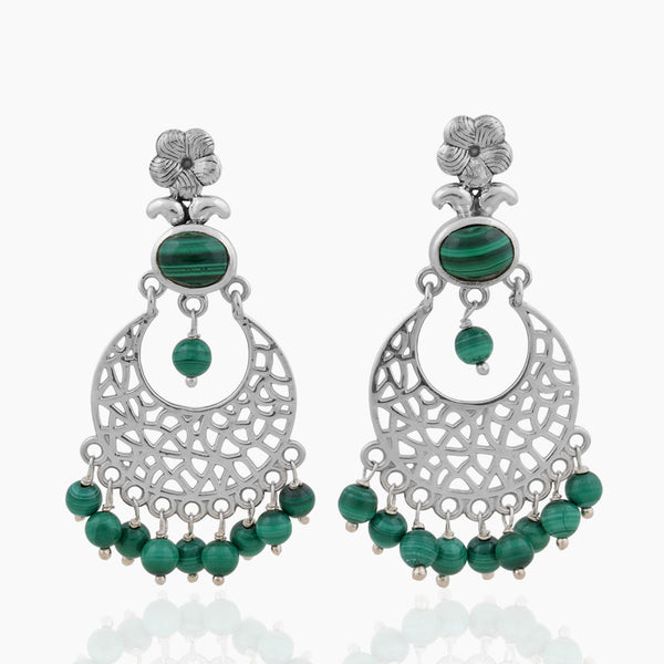 925 Sterling Silver Malachite Jewelry Sets