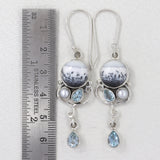 Dendritic Opal Silver Pendant Sets