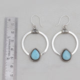 Larimar Silver Earring