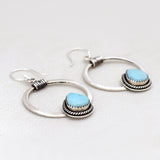 Larimar Silver Earring