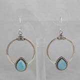 Larimar Silver Earring