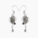 Pyrite Druzy Jewelry Sets