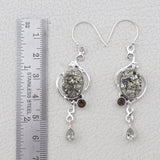 Pyrite Druzy Jewelry Sets