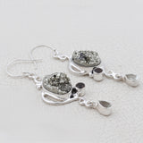 Pyrite Druzy Jewelry Sets