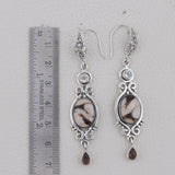 Peanut Wood Jasper Silver Jewelry Set