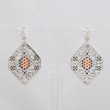 Carnelian Silver Earrings