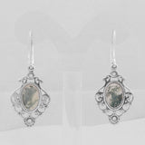 925 Sterling Silver Green Moss Agate Jewelry Sets