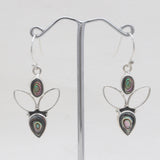925 Sterling Silver Abalone Shell Earrings