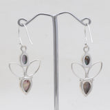 925 Sterling Silver Abalone Shell Earrings