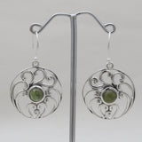 925 Sterling Silver Tourmaline Earrings