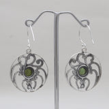 925 Sterling Silver Tourmaline Earrings