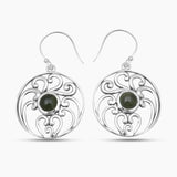 925 Sterling Silver Tourmaline Earrings