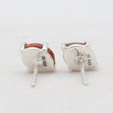 Idocrase Silver Earrings