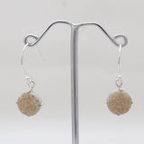 Rainbow Druzy Sterling Silver Earrings