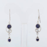 Lapis Lazuli Silver Earrings